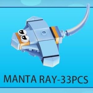 Manta Ray Building Blocks for Kids 6-12yrs